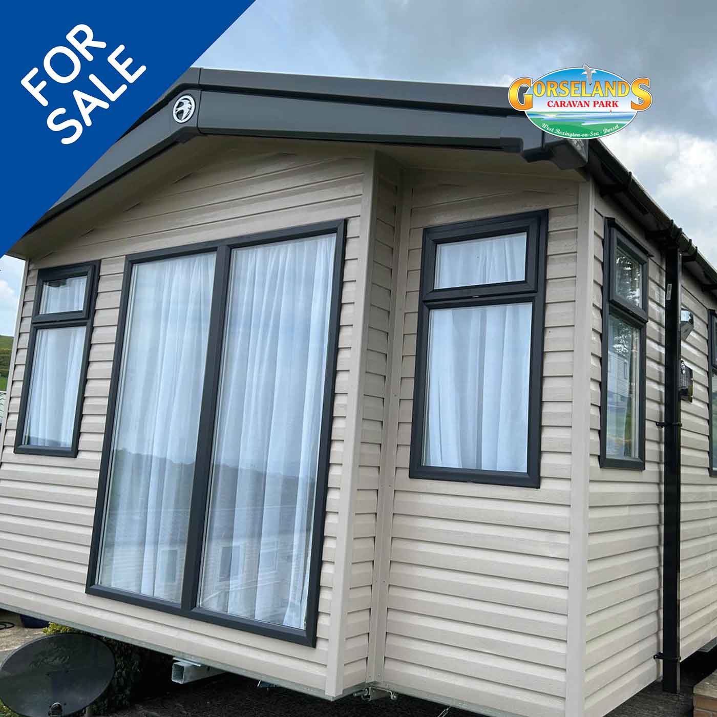 Swift Burgundy Static Caravan for Sale at Gorselands Holiday Park